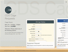 Tablet Screenshot of cdscage.com